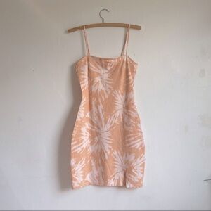 H&M | divided tie-dye bodycon mini dress